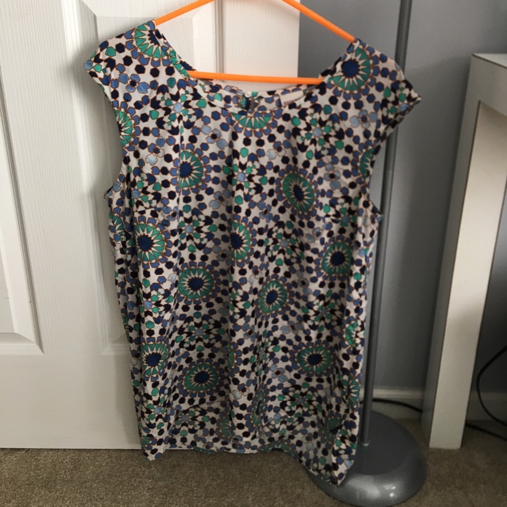 Merona Sleeveless Cap Sleeve Shell XL